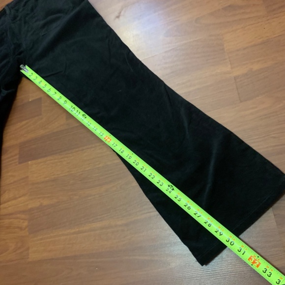 Liz Claiborne black stretch/bootcut corduroy pants boho dark academia western - Picture 13 of 13